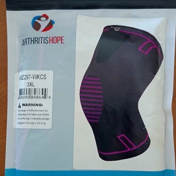 ArthritisHope Compression Sleeve for Knee Arthritis. 3XL - Picture 1 of 4